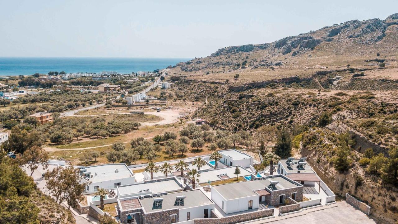 Terra Pietra Luxury Villas & Suites Лардос Екстериор снимка