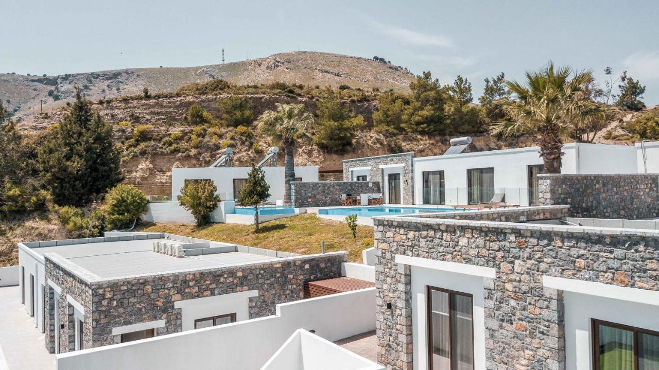 Terra Pietra Luxury Villas & Suites Лардос Екстериор снимка