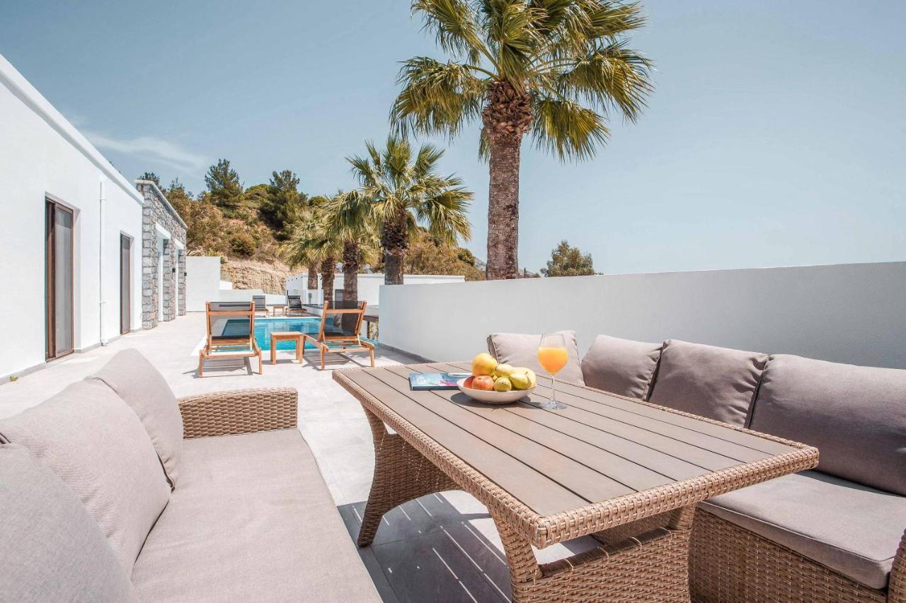 Terra Pietra Luxury Villas & Suites Лардос Екстериор снимка