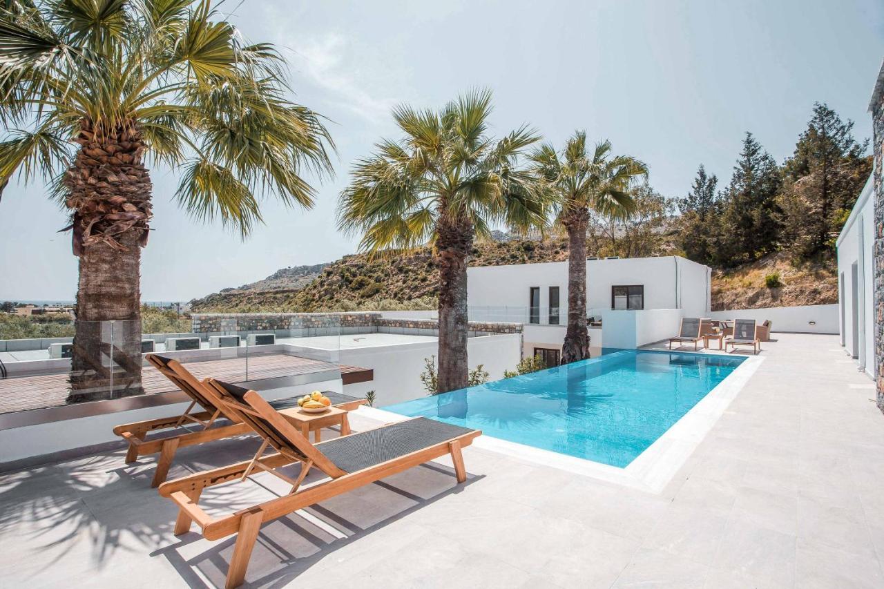 Terra Pietra Luxury Villas & Suites Лардос Екстериор снимка