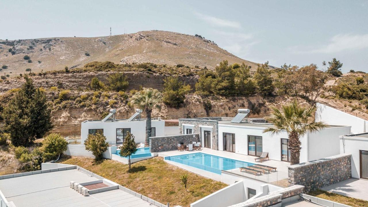 Terra Pietra Luxury Villas & Suites Лардос Екстериор снимка