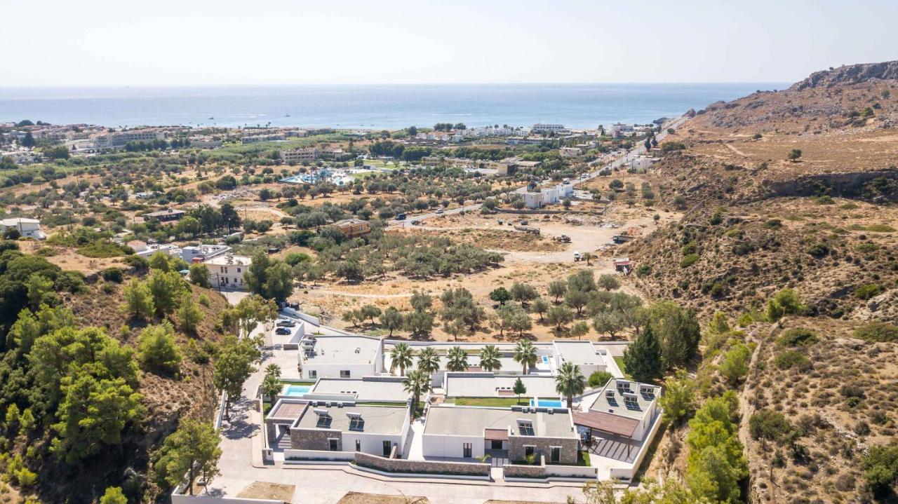 Terra Pietra Luxury Villas & Suites Лардос Екстериор снимка