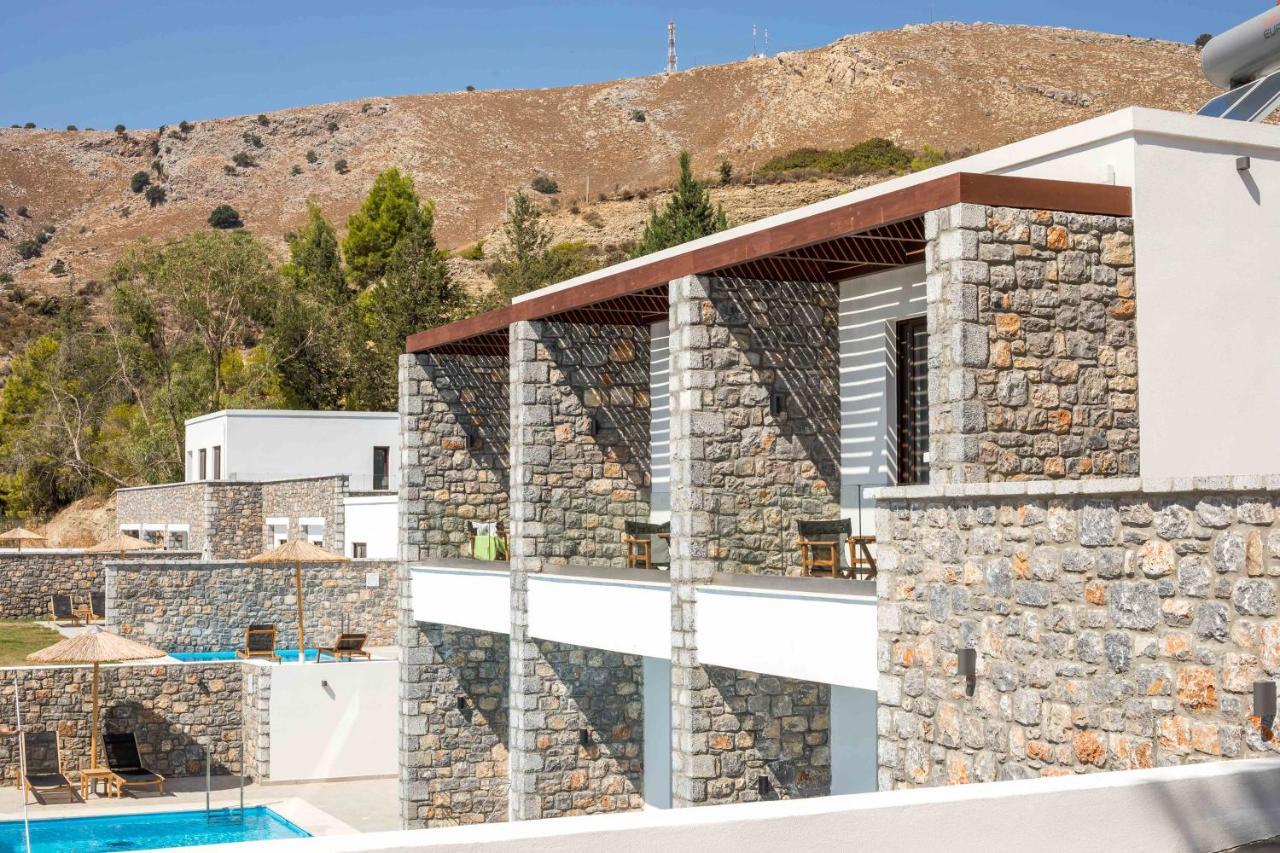 Terra Pietra Luxury Villas & Suites Лардос Екстериор снимка
