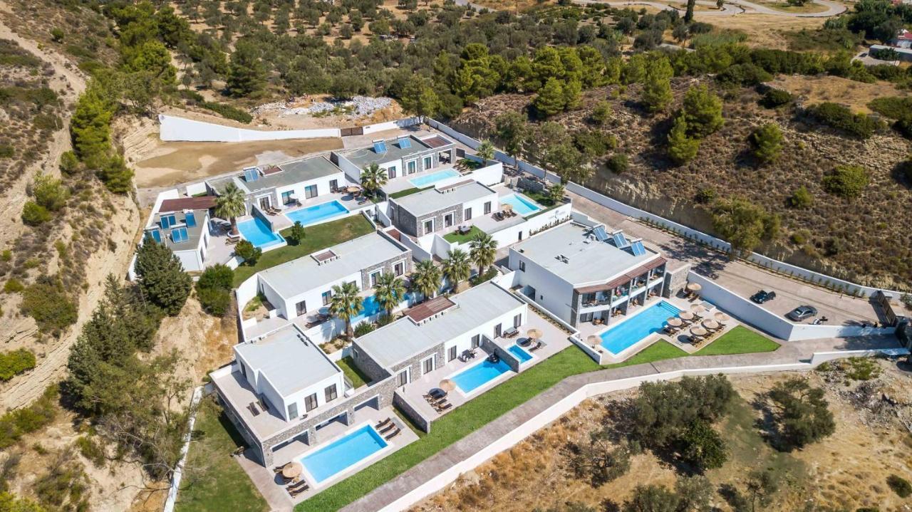 Terra Pietra Luxury Villas & Suites Лардос Екстериор снимка